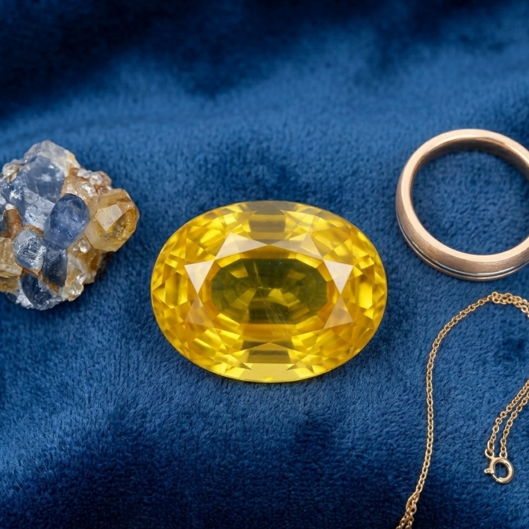 Pukhraj (yellow sapphire)