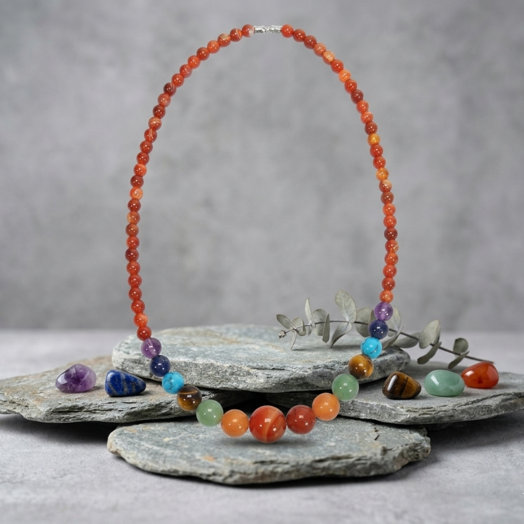 Women's 7 Chakra Beads Necklace