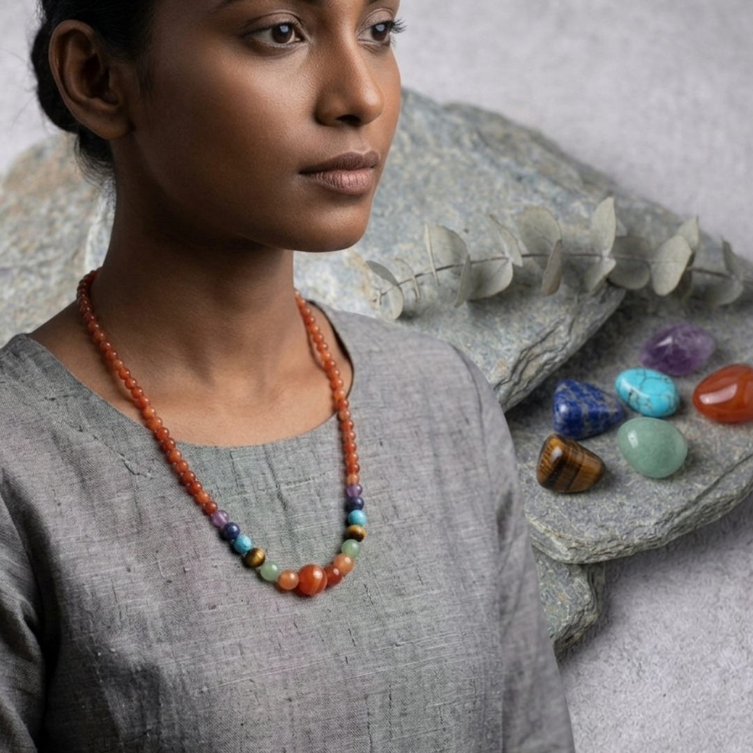 Women's 7 Chakra Beads Necklace