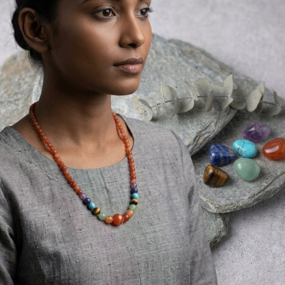 Women's 7 Chakra Beads Necklace