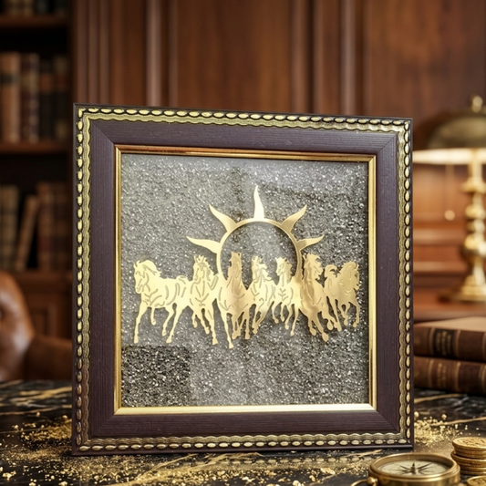 7 horses pyrite frame
