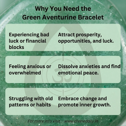 GREEN AVENTURINE BRACELET