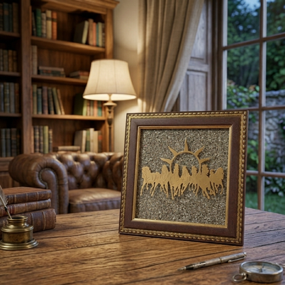 7 horses pyrite frame