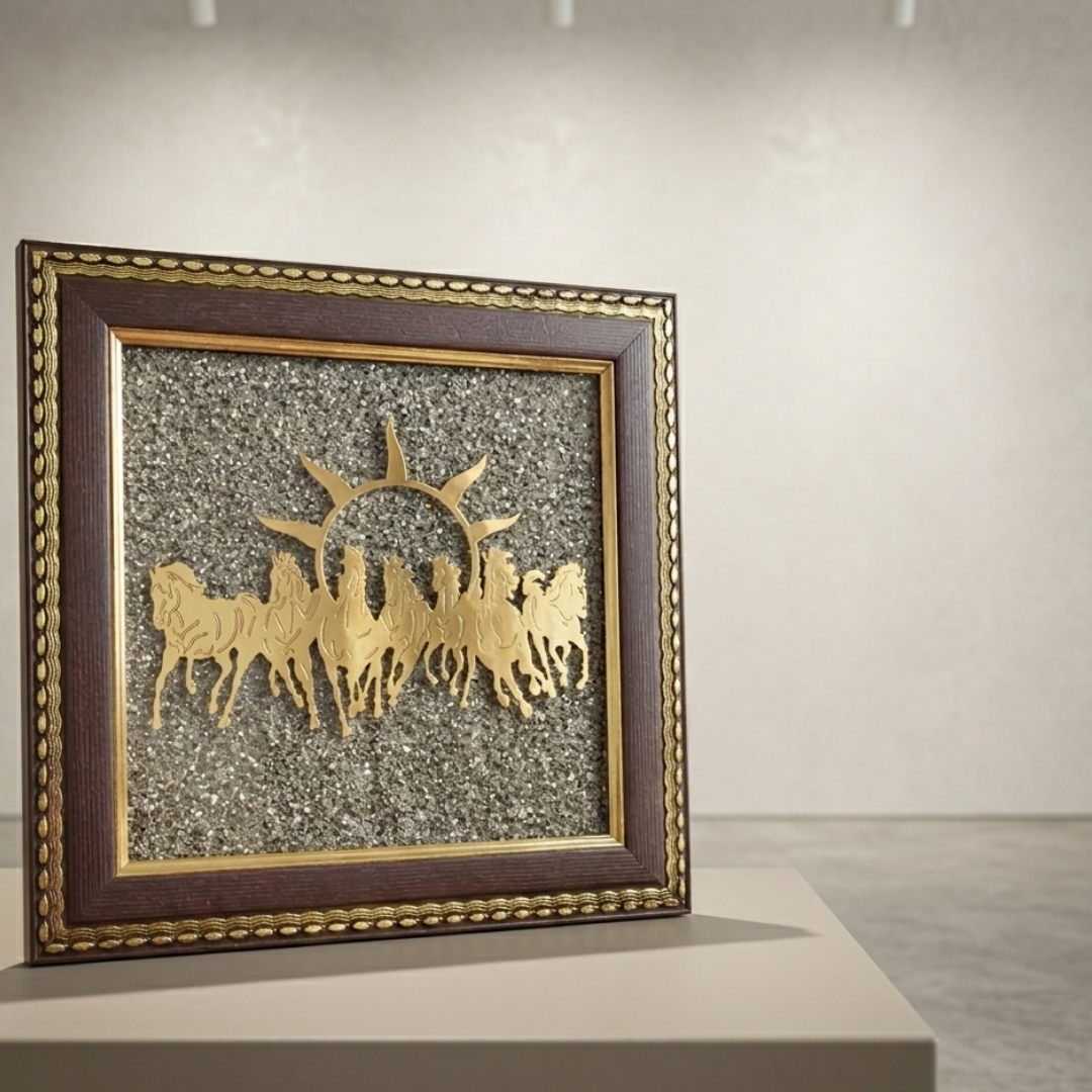 7 horses pyrite frame