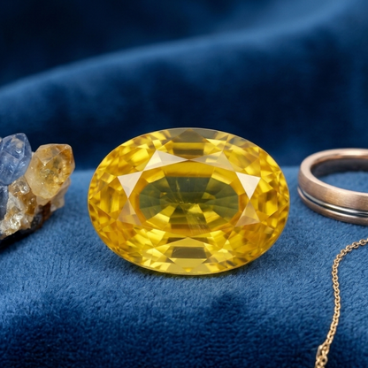 Pukhraj (yellow sapphire)