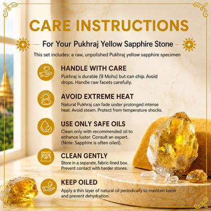 Pukhraj (yellow sapphire)