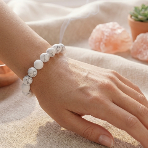 Howlite bracelet