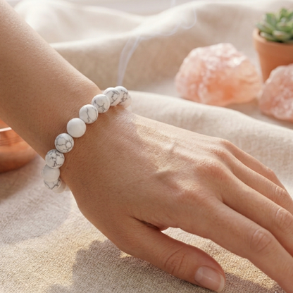 Howlite bracelet
