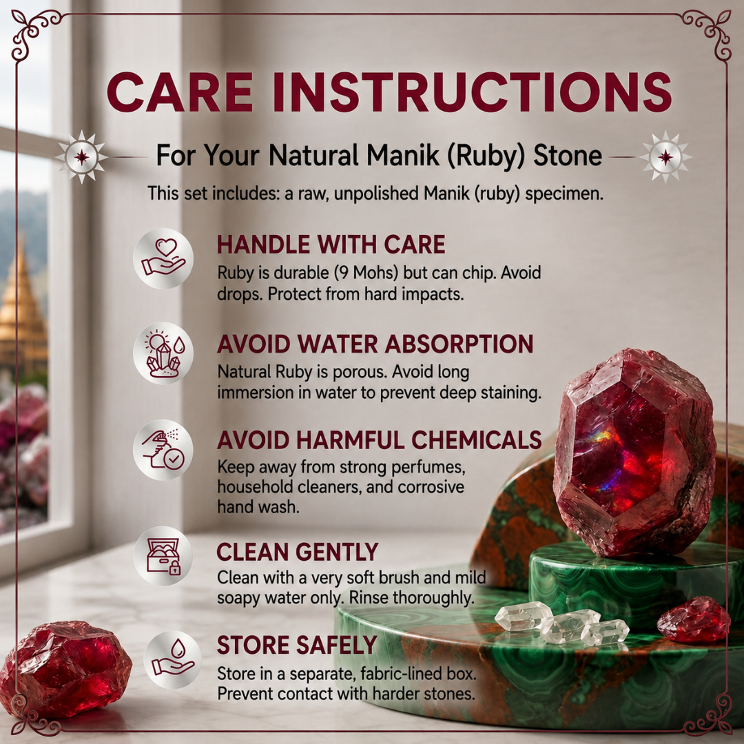 Manik (Ruby) Stone