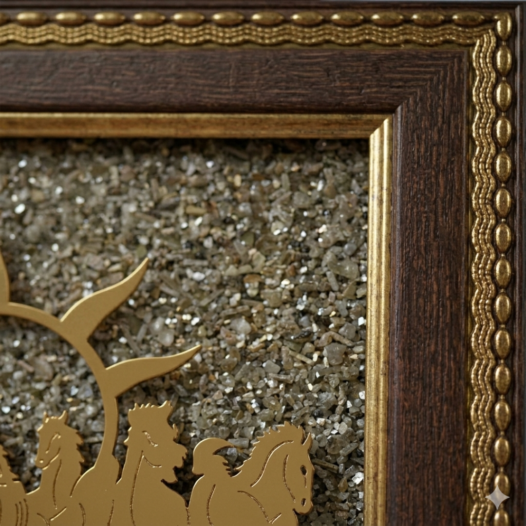 7 horses pyrite frame