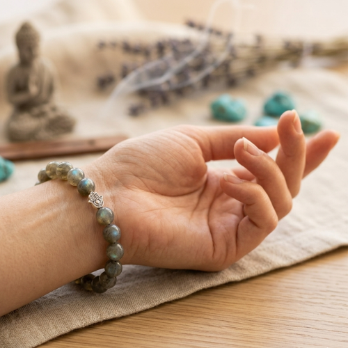 Labradorite bracelet