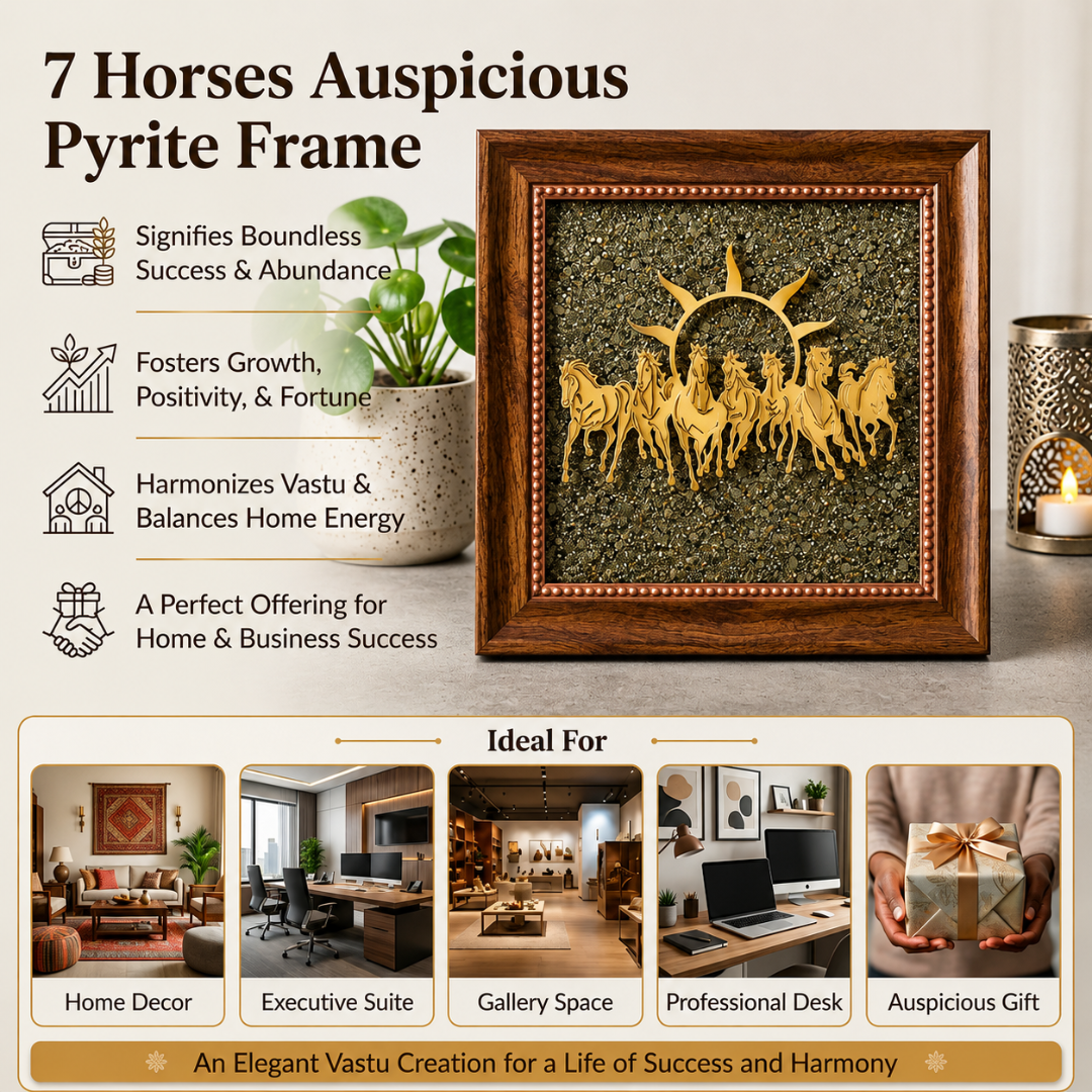 7 horses pyrite frame